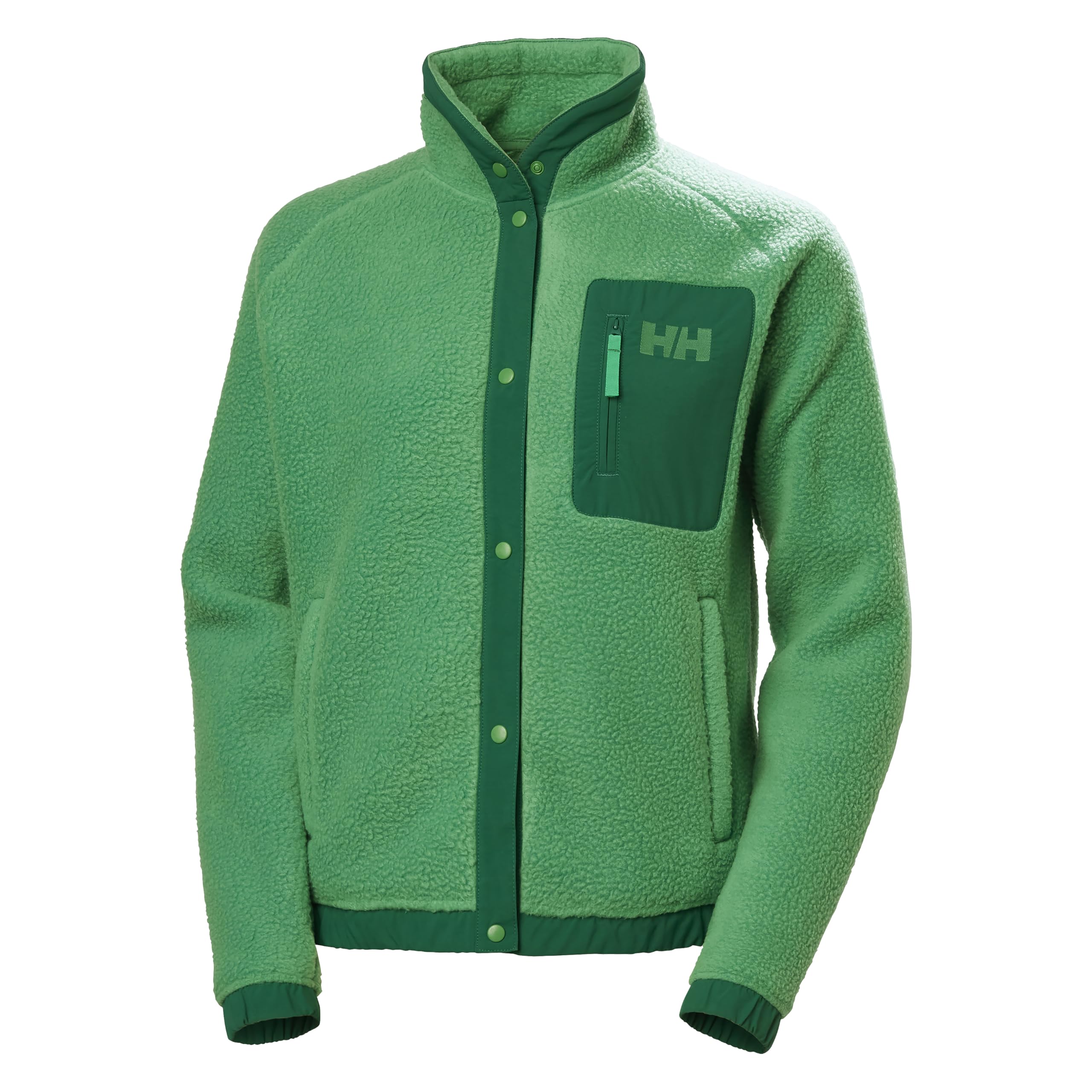 Helly Hansen Imperial Pile Snap front view, cozy warmth for autumn days.