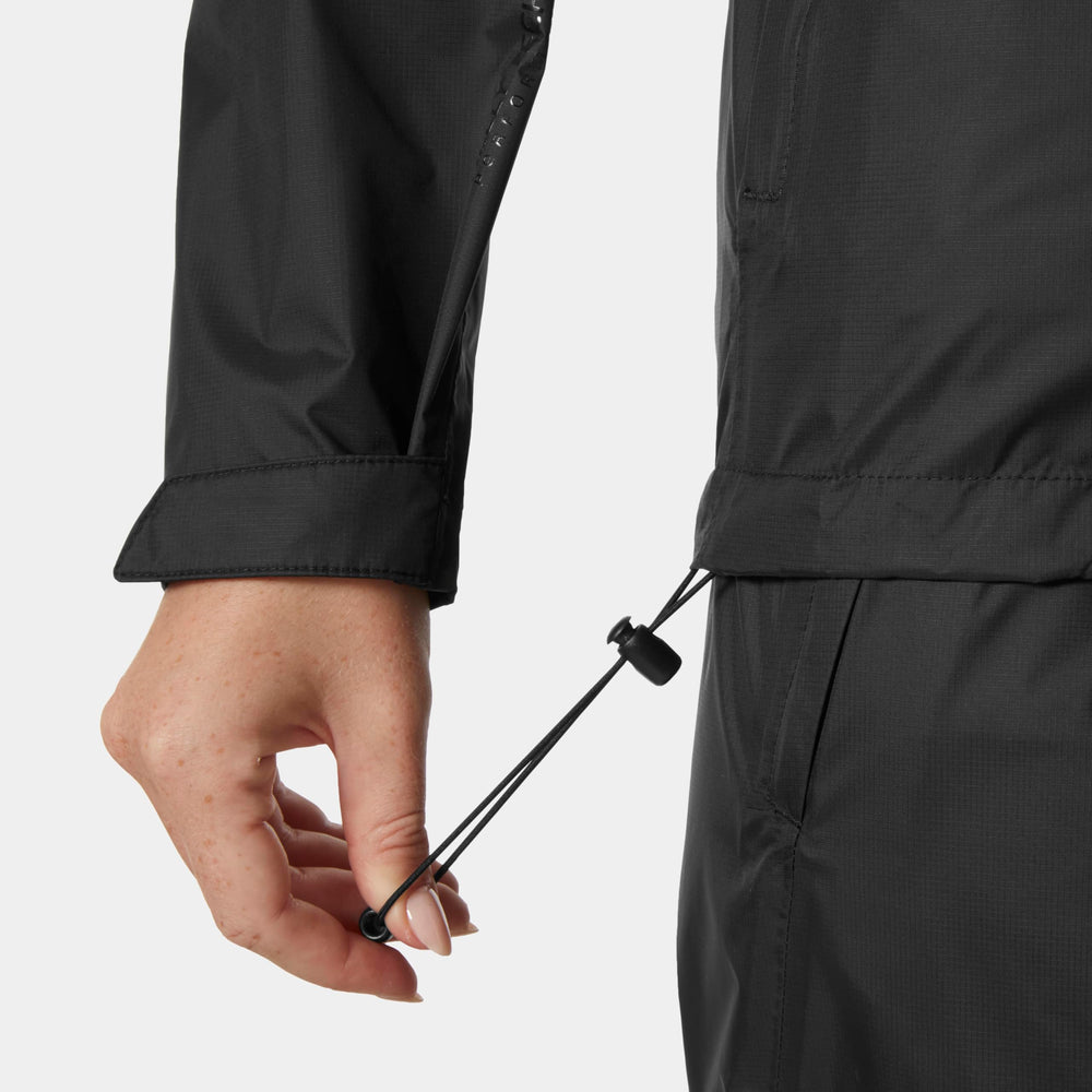 Helly-Hansen Loke Jacket Womens 2.0 breathable-fabric highlights comfortable wear during hikes.