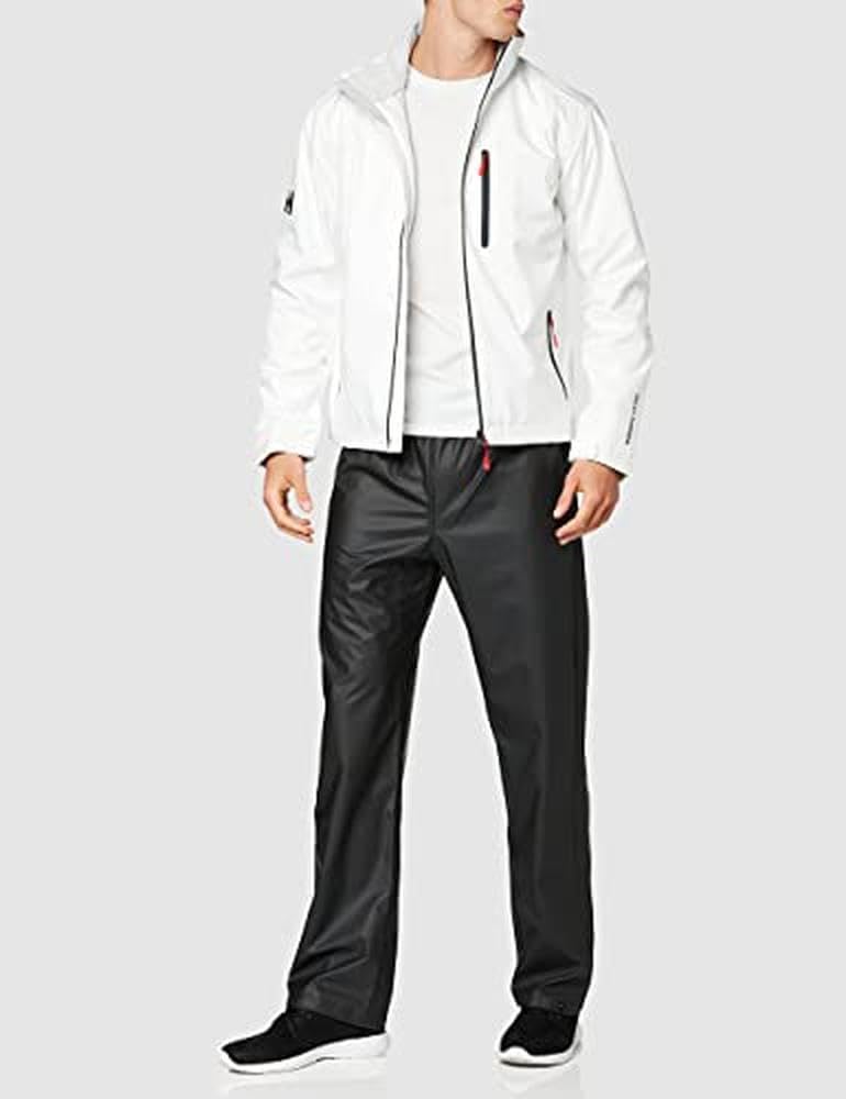 Helly Hansen Moss pant back view highlighting windproof performance on gusty streets.