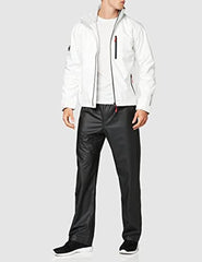 Helly Hansen Moss pant back view highlighting windproof performance on gusty streets.