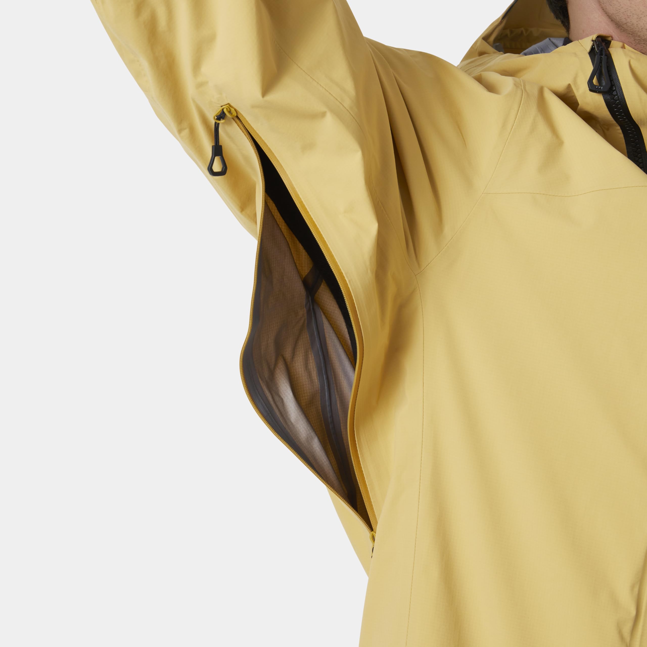 Odin BC Infinity Hood-detail demonstrates adjustable coverage against wind.