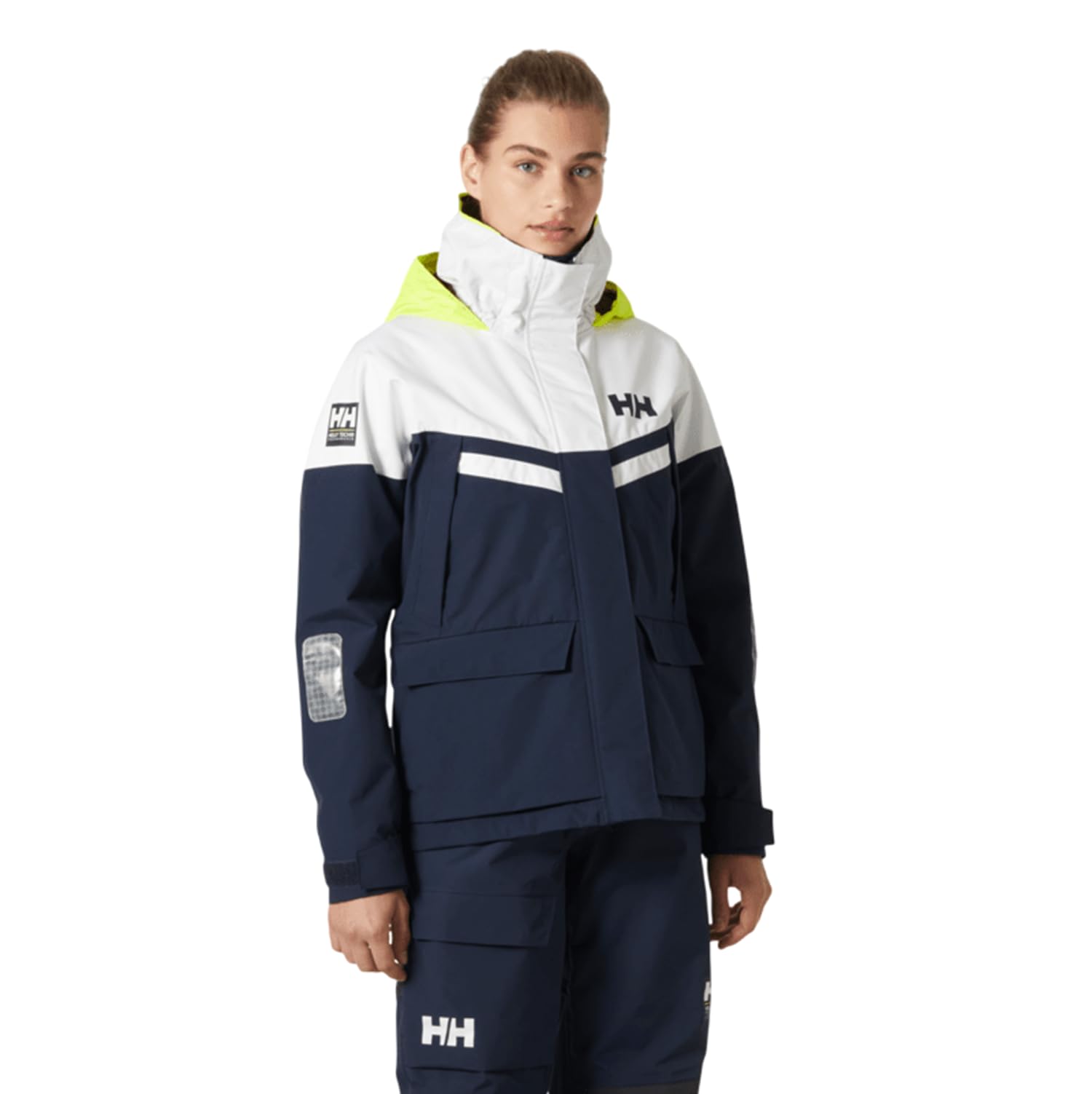 Helly-Hansen Pier Jacket 4.0 with adjustable hood ready for changing weather