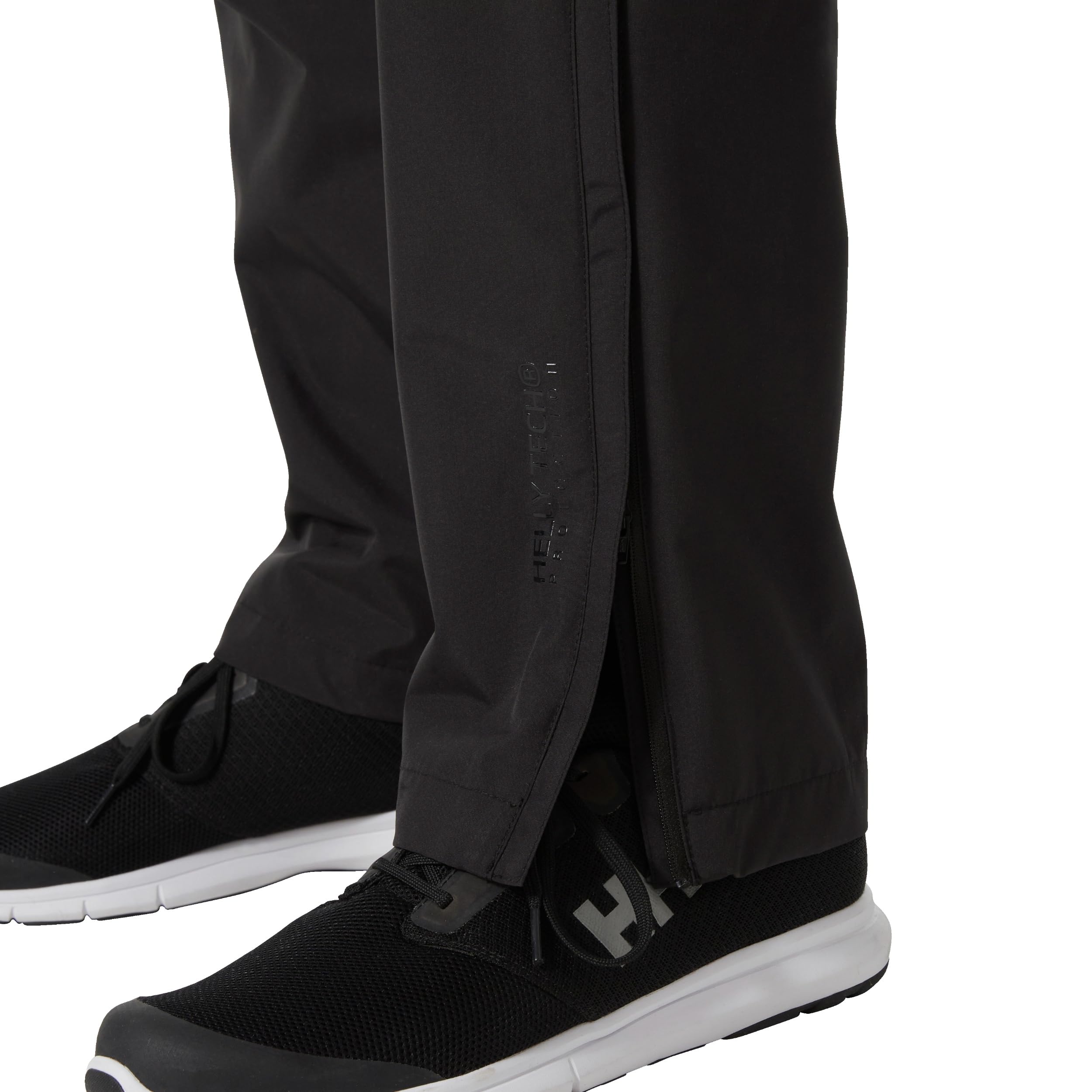 Side-zip detail enables easy on/off over boots in rain.