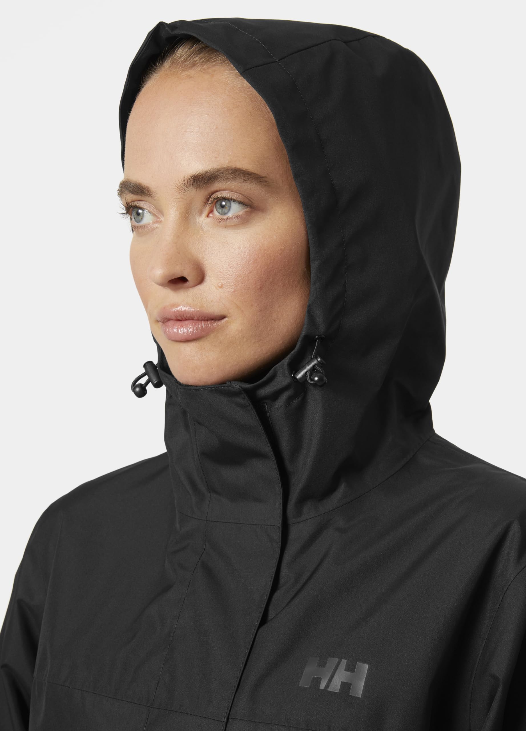 Helly-Hansen Vancouver Rain Jacket back view highlighting peak-to-pavement appeal