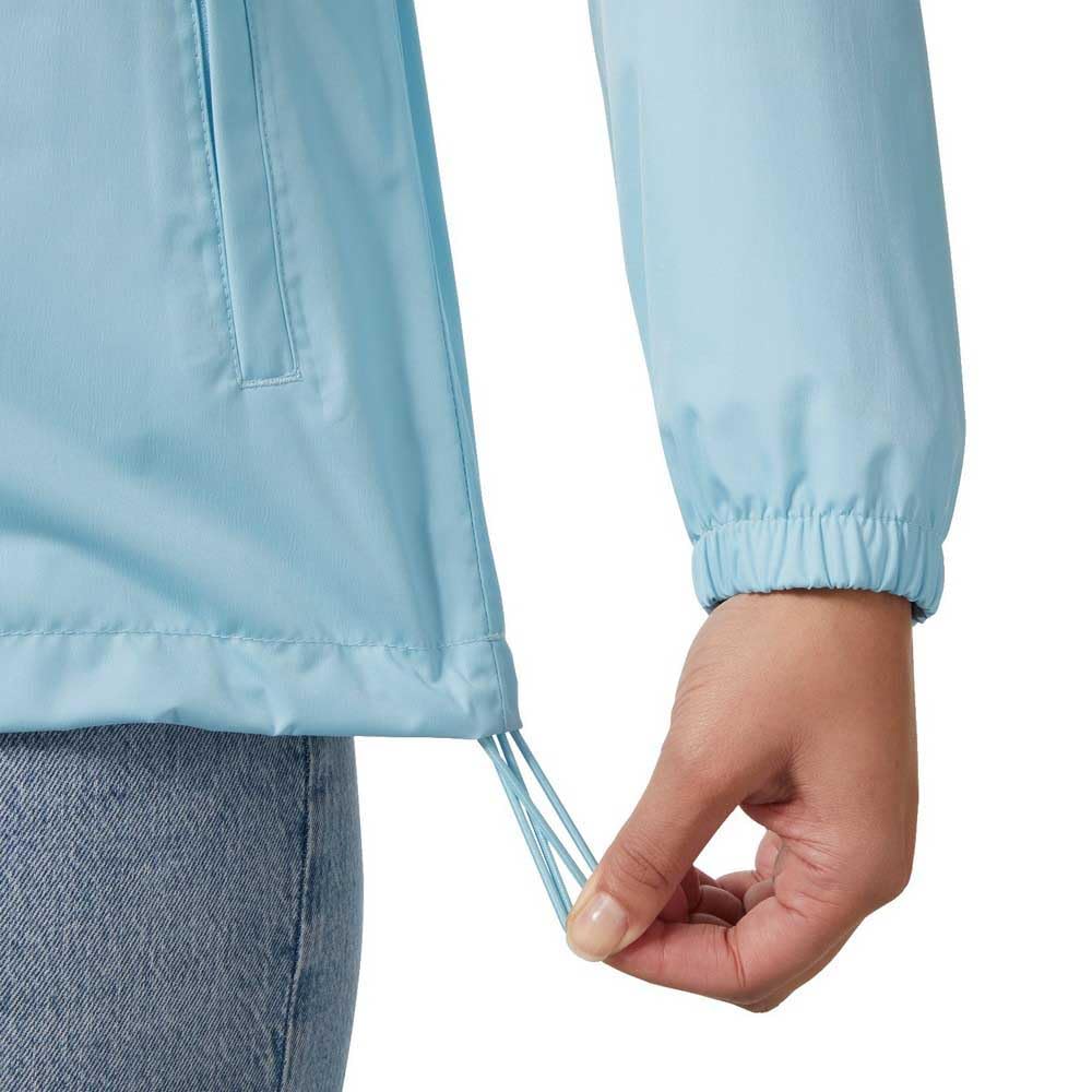 Helly Hansen Vancouver blue 2-layer construction showing durable weather shell.