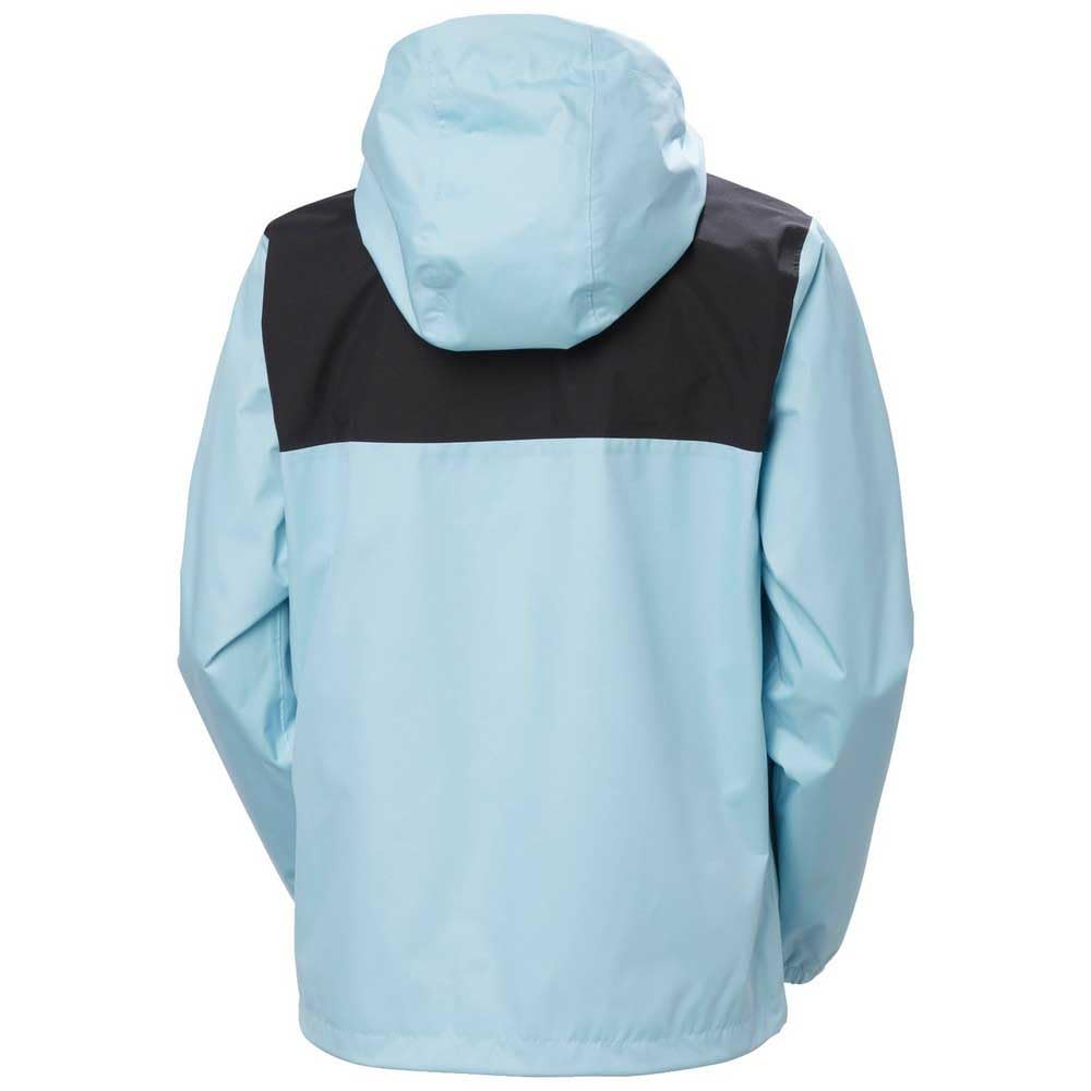 Helly Hansen Vancouver jacket blue elastic cuffs to seal out wind.