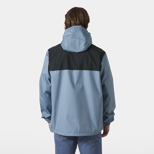 Helly Hansen Vancouver rain jacket elastic cuffs help seal sleeves against chilly gusts.