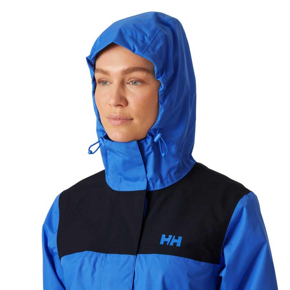Helly Hansen Vancouver Rain Jacket fabric closeup shows durable water resistance