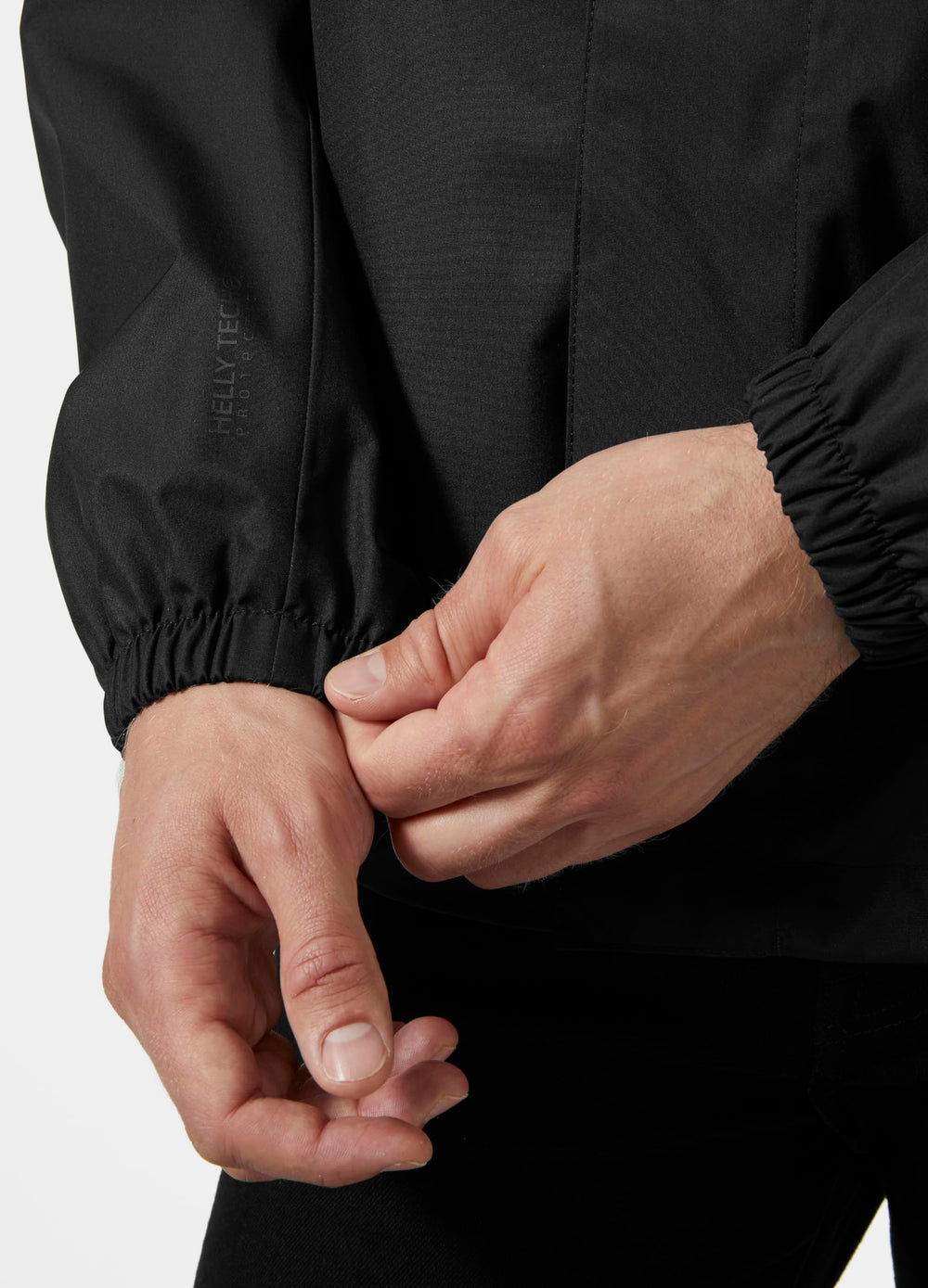 Helly-Hansen Vancouver rain jacket front pockets with secure zippers
