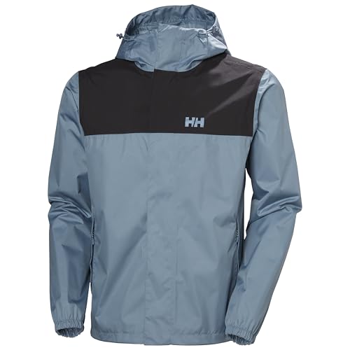 Helly Hansen Vancouver rain jacket front view shows urban rain protection for daily commutes.