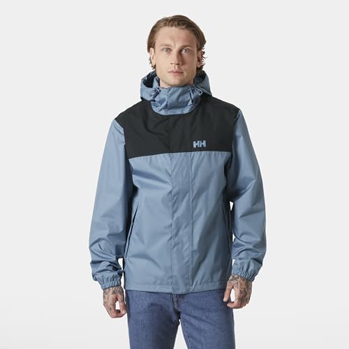 Helly Hansen Vancouver rain jacket hand pockets for quick storage on the go.