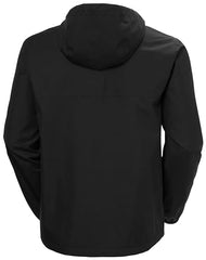 Helly-Hansen Vancouver rain jacket hood adjusted for wet weather