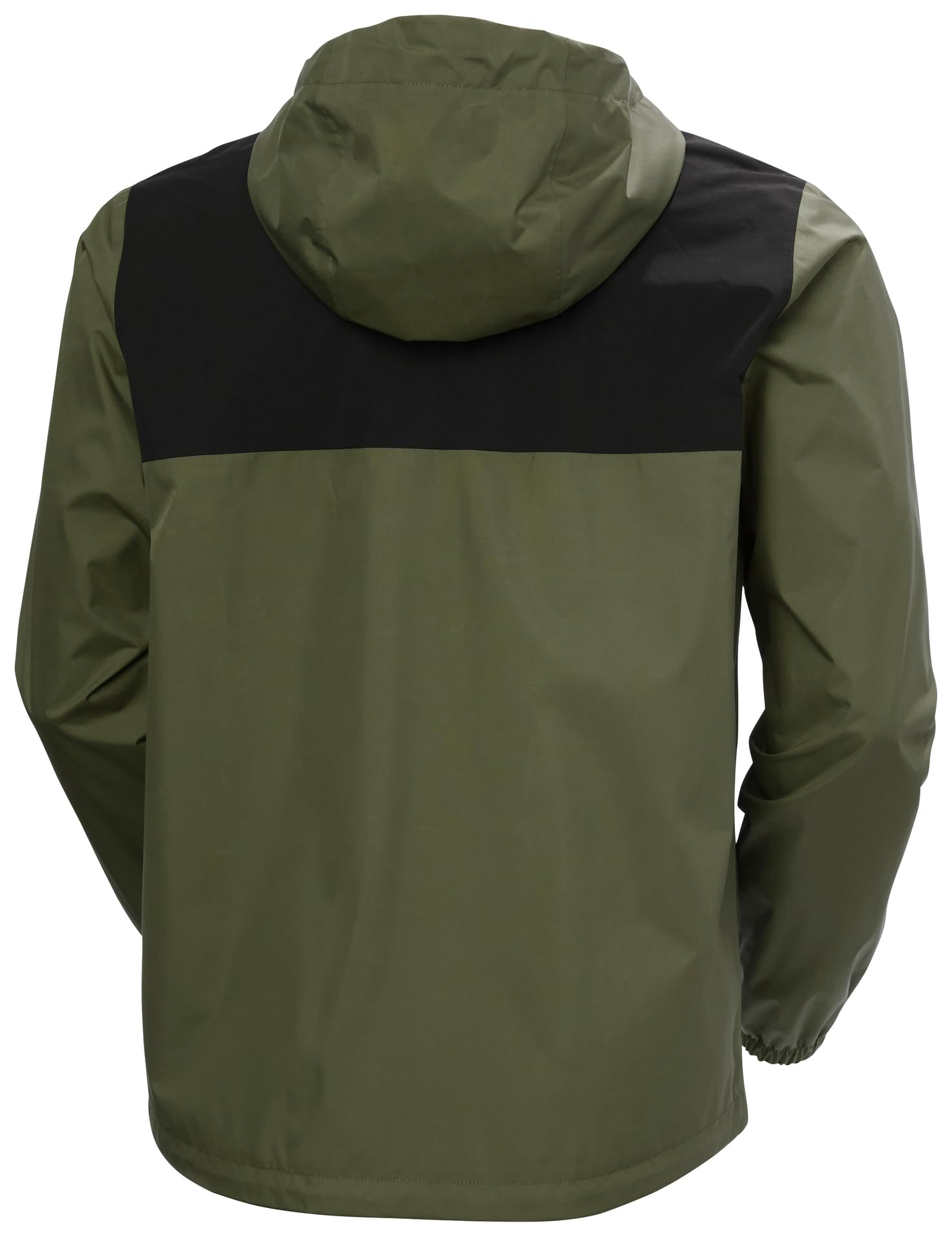 Helly Hansen Vancouver rain jacket pocket zipper secures essentials during commutes.