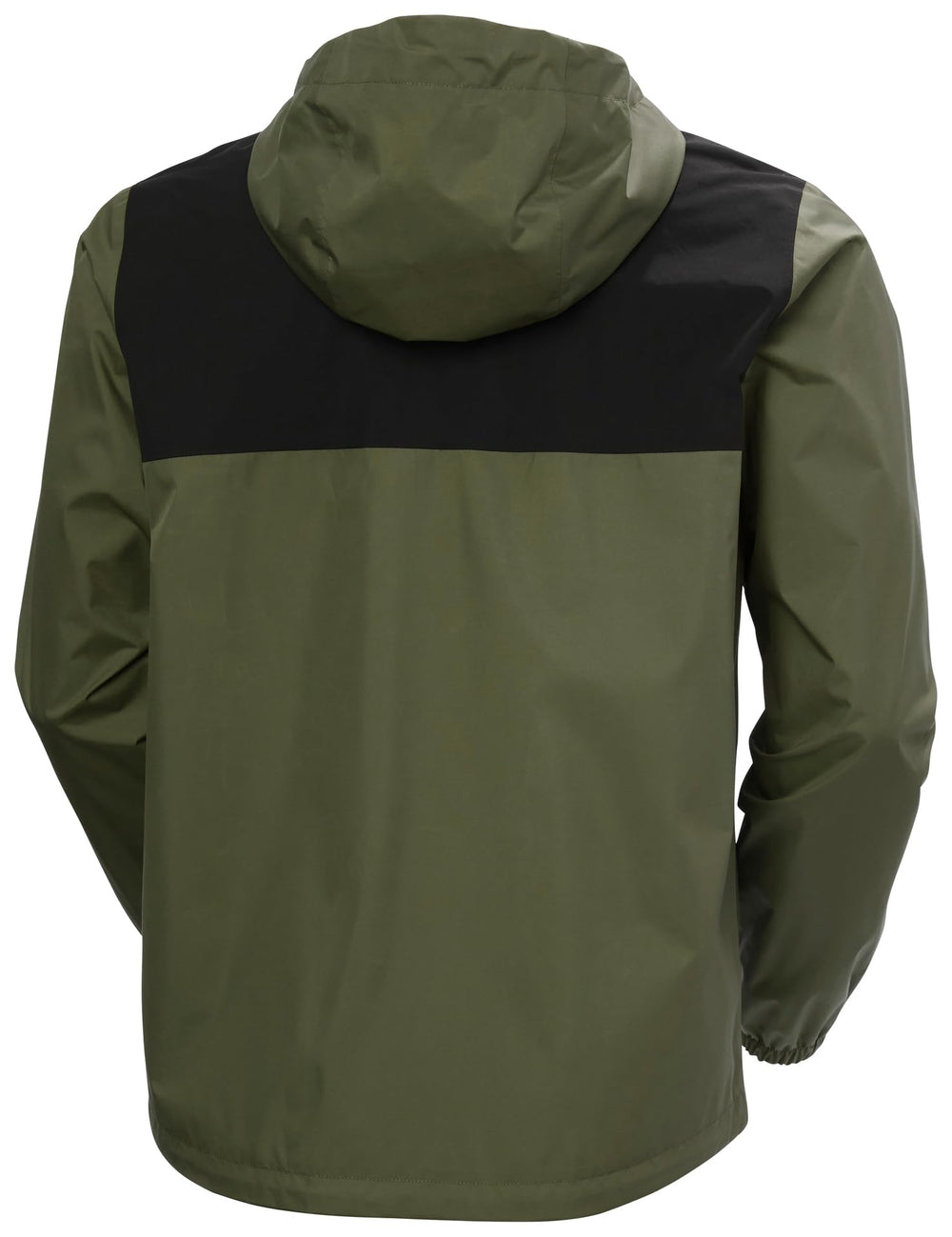 Helly Hansen Vancouver rain jacket pocket zipper secures essentials during commutes.