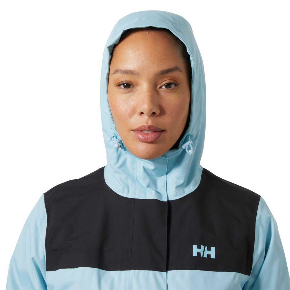 Helly Hansen Vancouver rain jacket seam-seal closeup showing taped seams