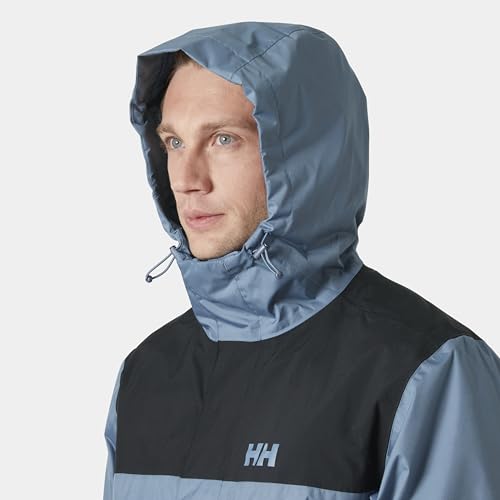Helly Hansen Vancouver rain jacket seam-sealed design keeps rain out during heavy downpours.