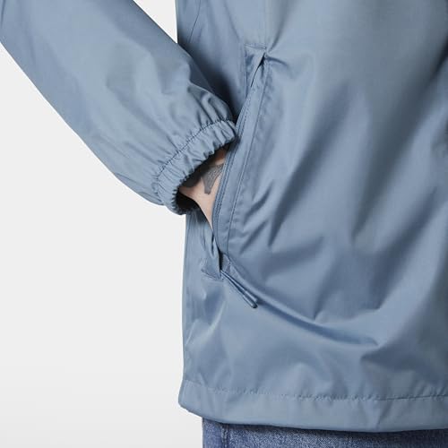 Helly Hansen Vancouver rain jacket YKK zipped pockets secure essentials on city commutes.