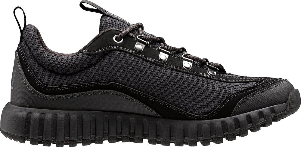 Helly-Hansen Venali Sneaker material closeup shows recycled fabrics and premium leather accents.