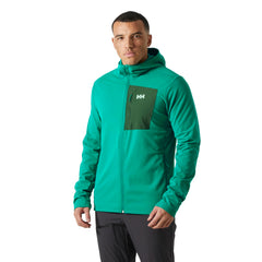 Helly-Hansen Versalite grid fleece design highlights durable YKK zipper operation.