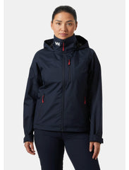 Helly-Hansen Hood-on detail showing packable hood for weather changes.