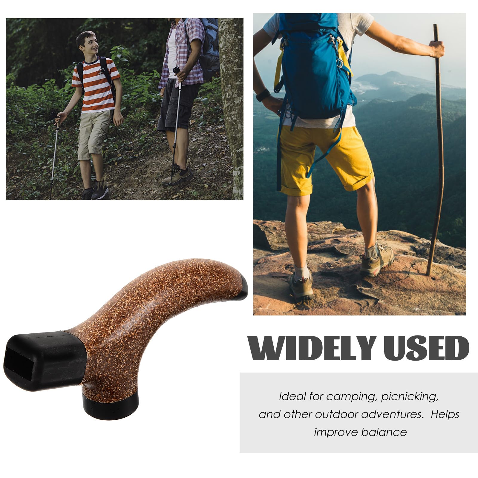 Hemoton easy-installation grip enables fast swapping on trekking poles