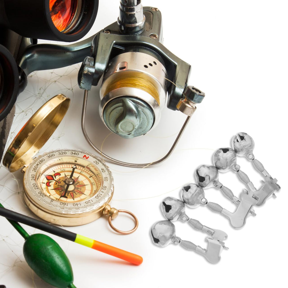 Hemoton clip-on fishing bell easily attaches to any rod