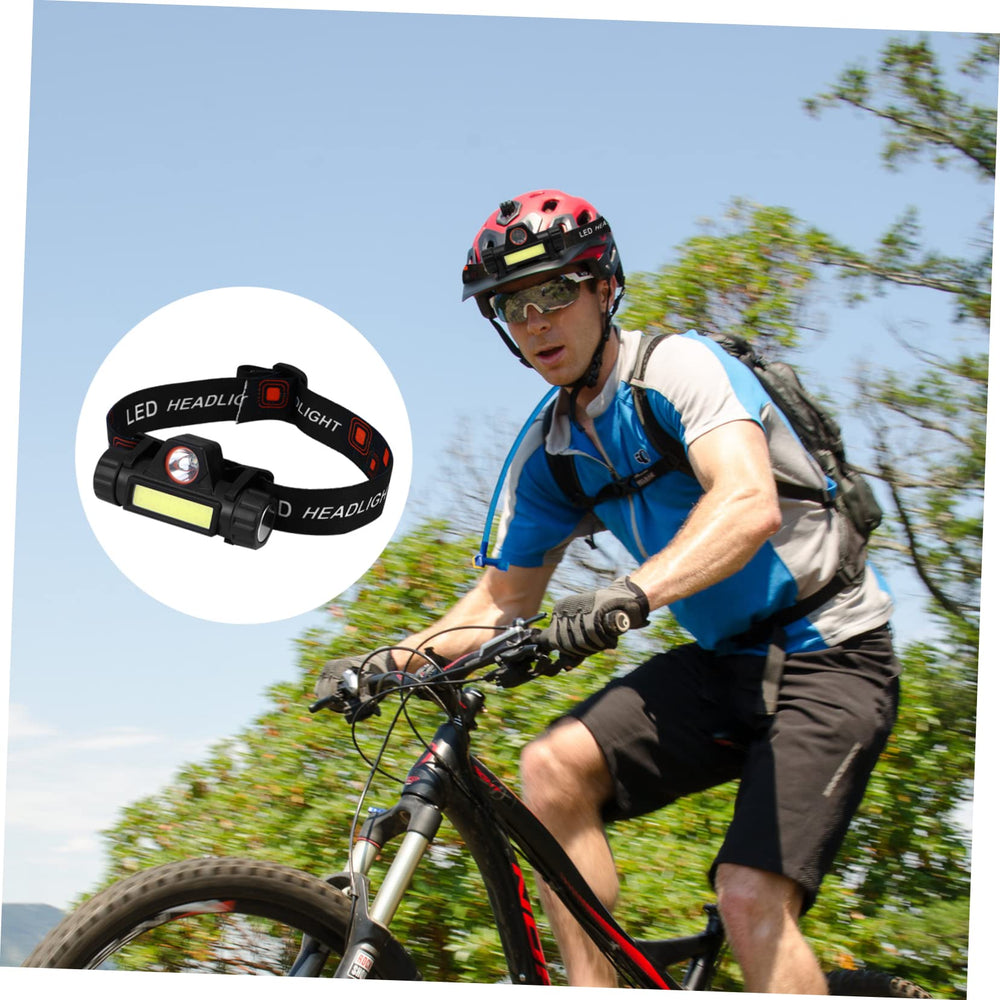 Hemoton headlamp with 300 m range for distant targets on hikes