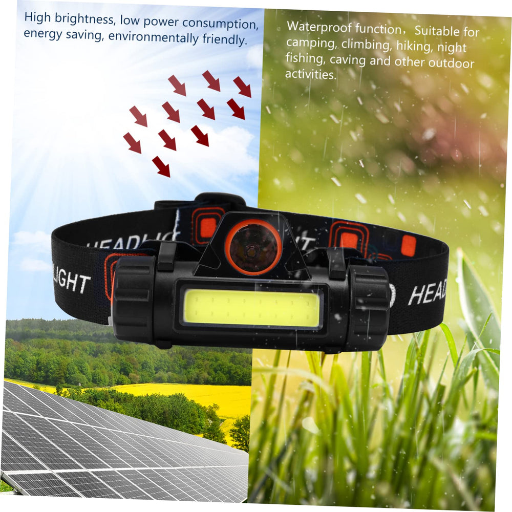 Hemoton headlamp long-range beam delivering clear night visibility on trail