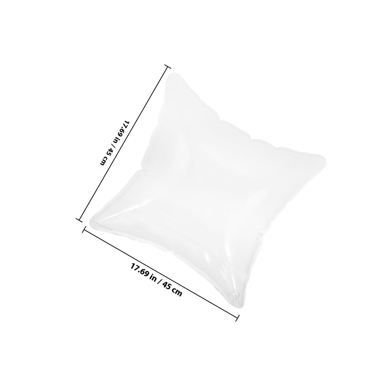 Hemoton inflatable cushion deflated and packed for easy storage on trips