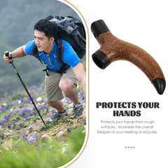 Hemoton lightweight hiking pole handle shown for easy carry on trails