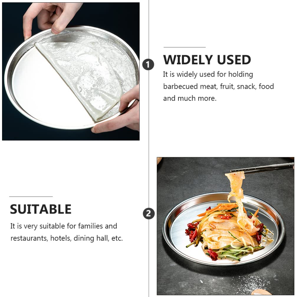 Hemoton lightweight plate, portable for camping and picnics.