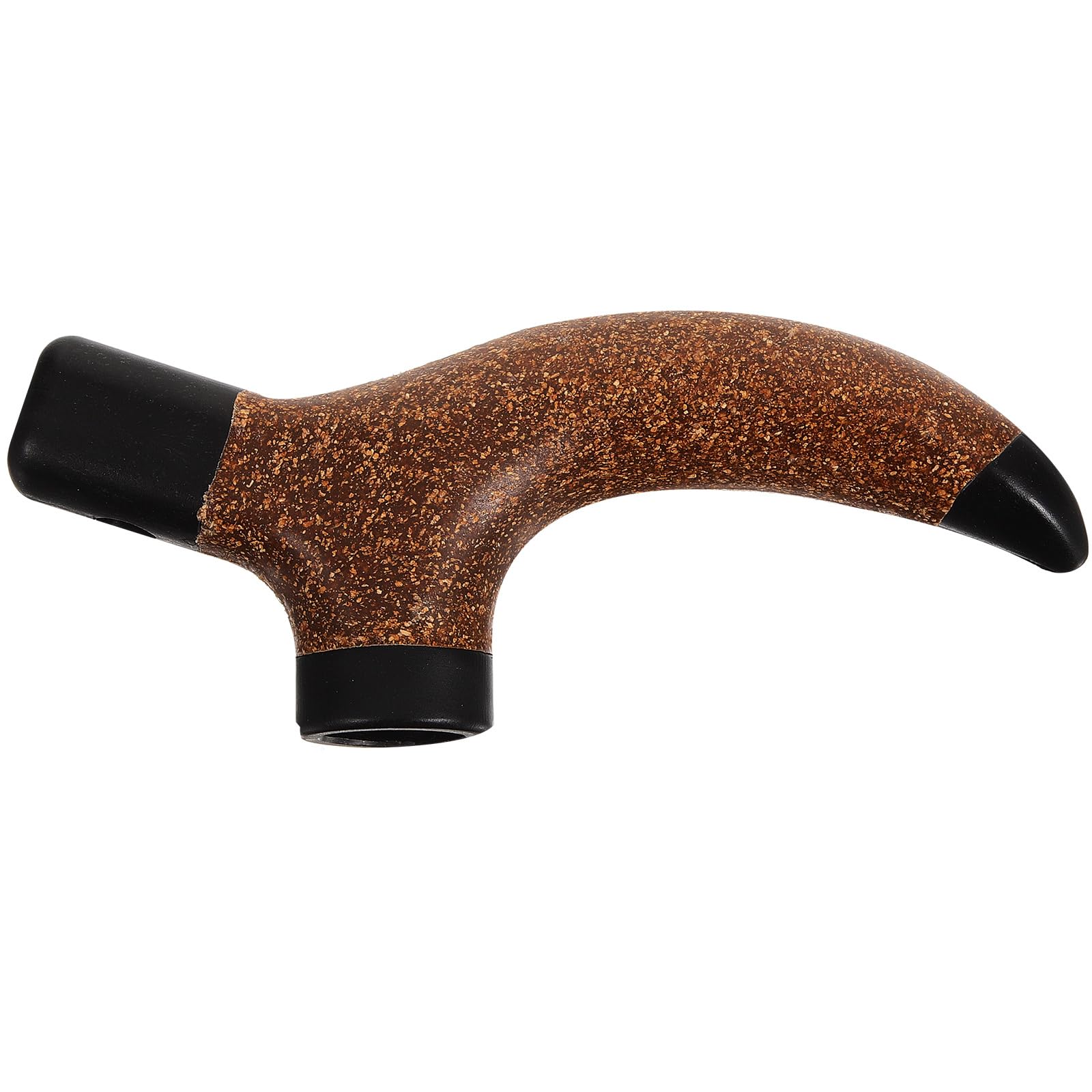 Hemoton trekking pole cork grip close-up for secure, comfortable hikes