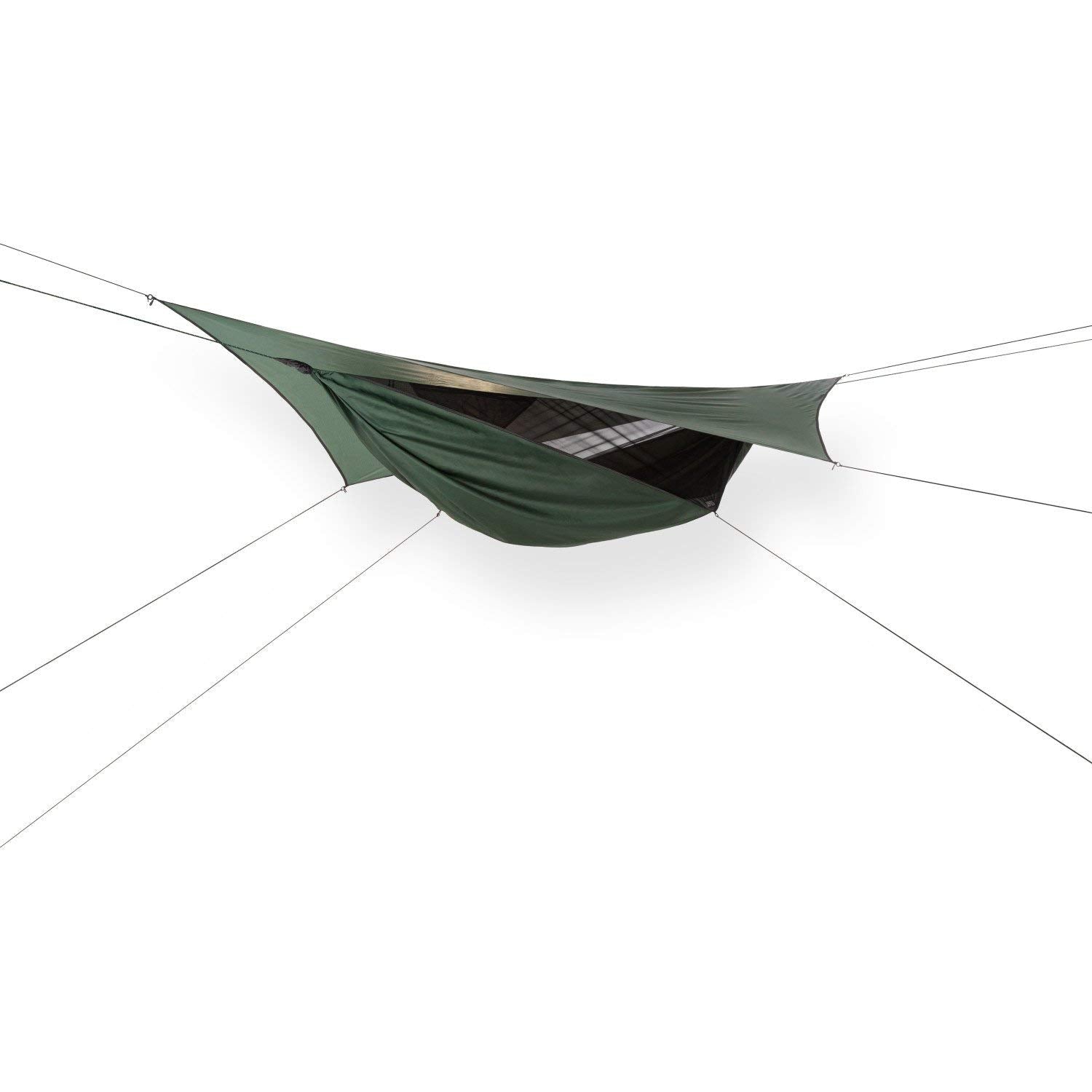 Hennessy Hammock Expedition Classic bottom-entry seal ensures secure, comfortable sleep.