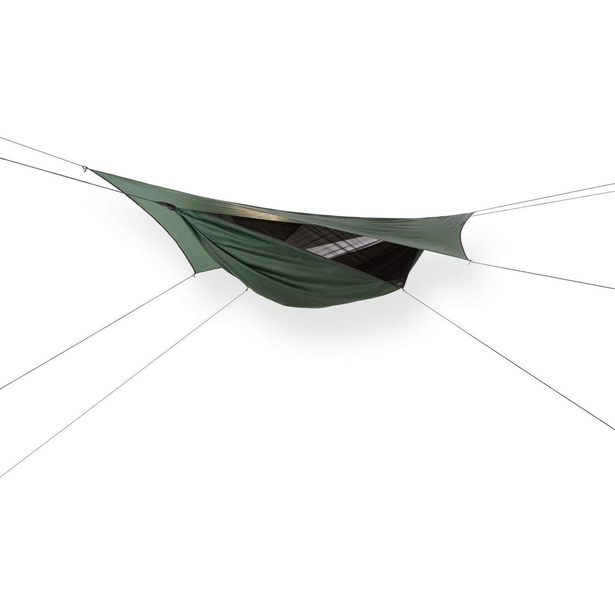 Hennessy Hammock Expedition Classic bottom-entry seal ensures secure, comfortable sleep.