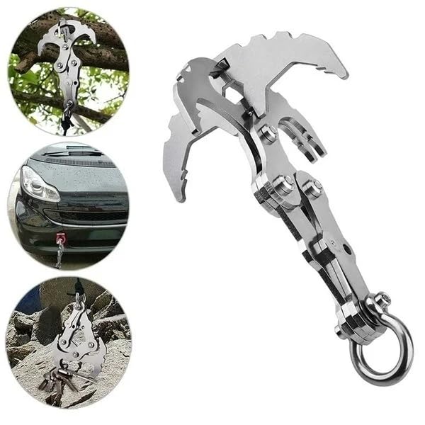 HEPBAK stainless steel hook highlights durability and corrosion resistance during harsh outdoor use.