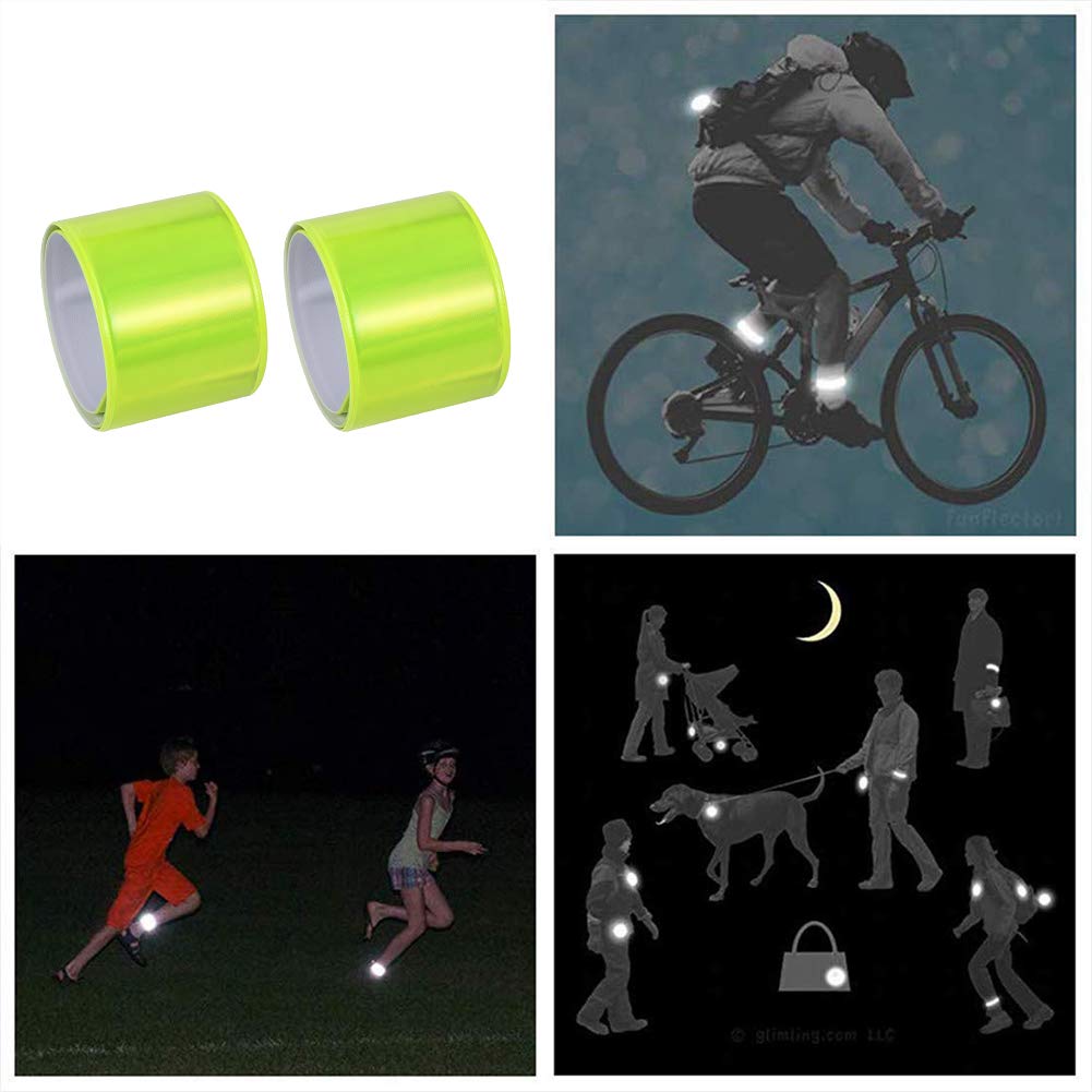 HEQUSigns reflector snap band ideal for cycling and walking in low light.