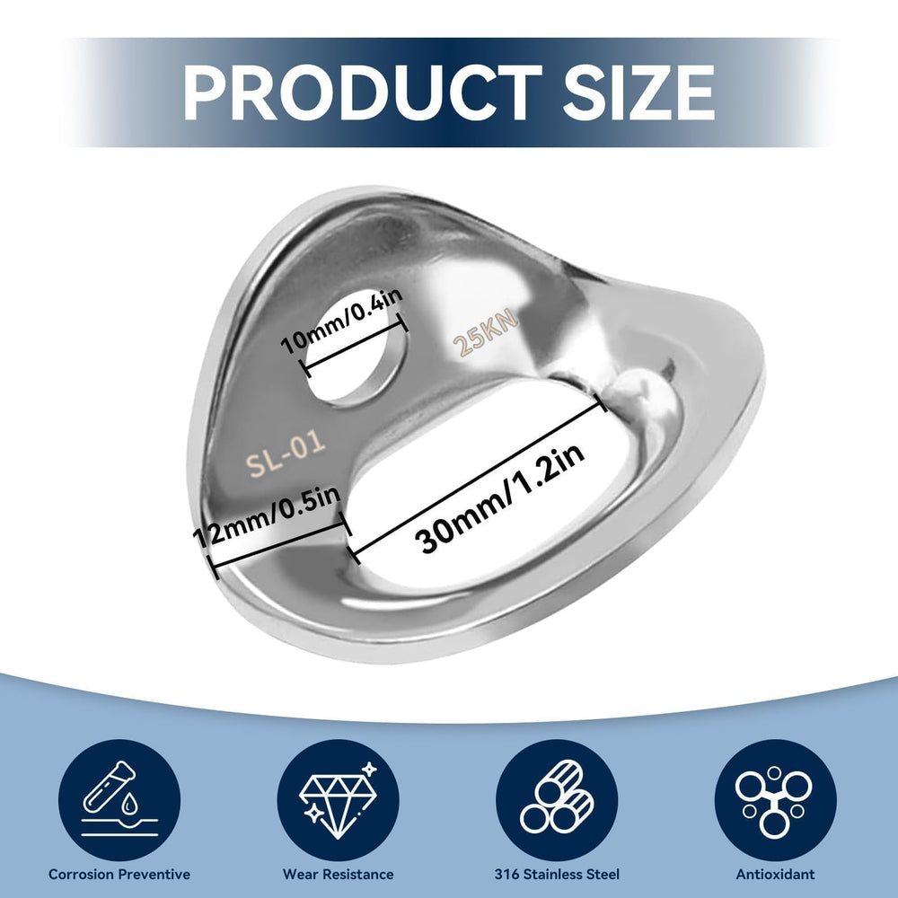 HERCHR 25kN clip area highlights high-strength attachment point