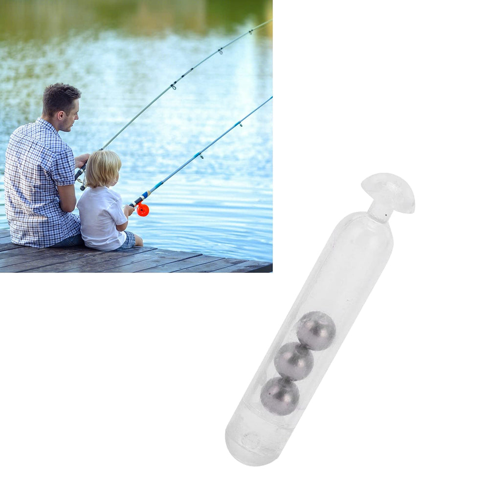 HERCHR 50 pcs fishing rattle worm jig lure insert tube rattles white - image 7