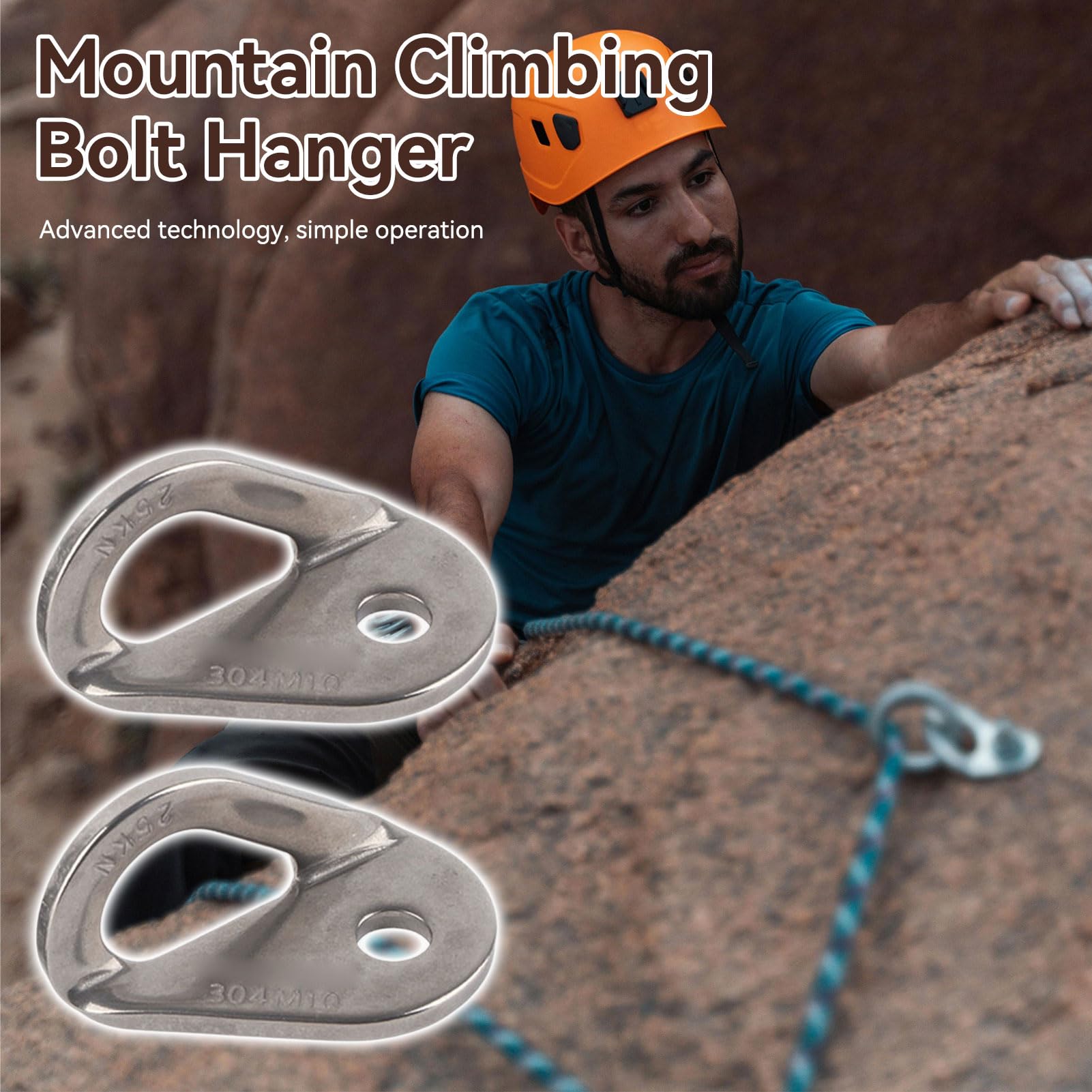 HERCHR Bolt Hanger M8 option, compact alternative for lighter setups
