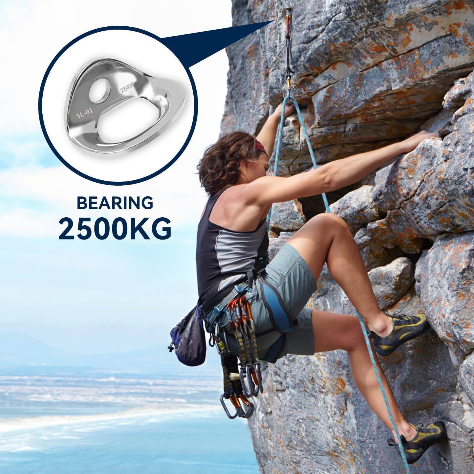 HERCHR bolt hanger pack of 10 demonstrates versatile kit for climbing setups