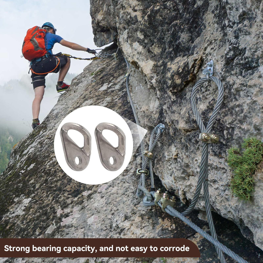 HERCHR Bolt Hanger two pack, versatile outdoor anchors for various routes
