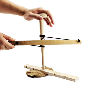 HERCHR kit in use for hands-on outdoor fire-starting practice.