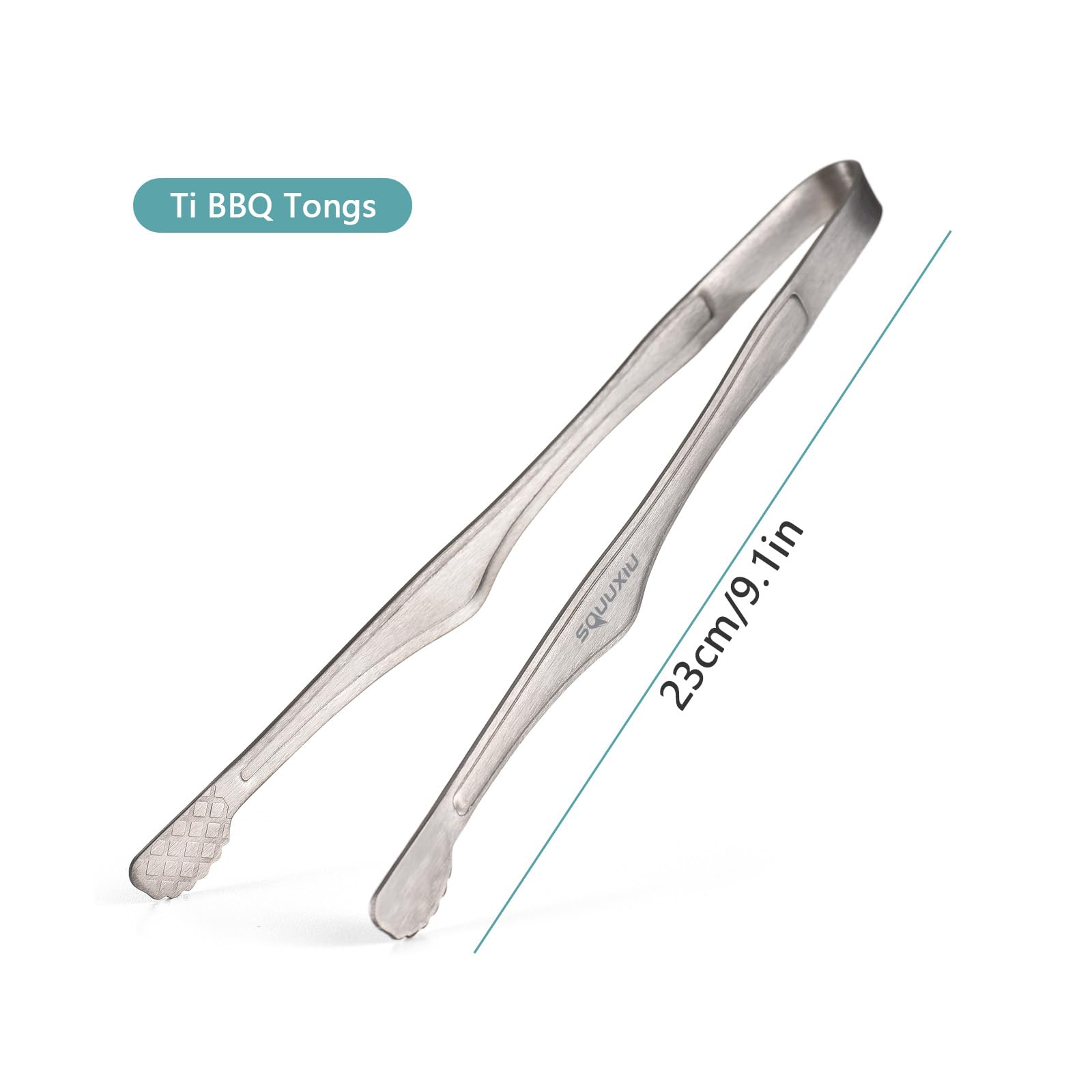 HERCHR camping tongs short compact design for quick grab-and-go meals