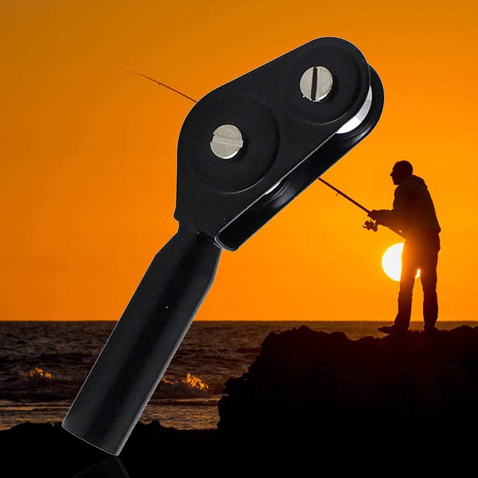 HERCHR double roller guide bearing enhances line control during trolling.