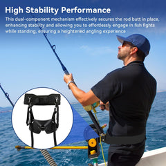 HERCHR drop straps and D-rings allow versatile rod and reel setup.