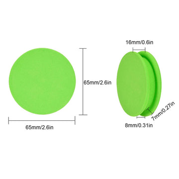HERCHR EVA foam spool board in green provides soft, durable line storage.
