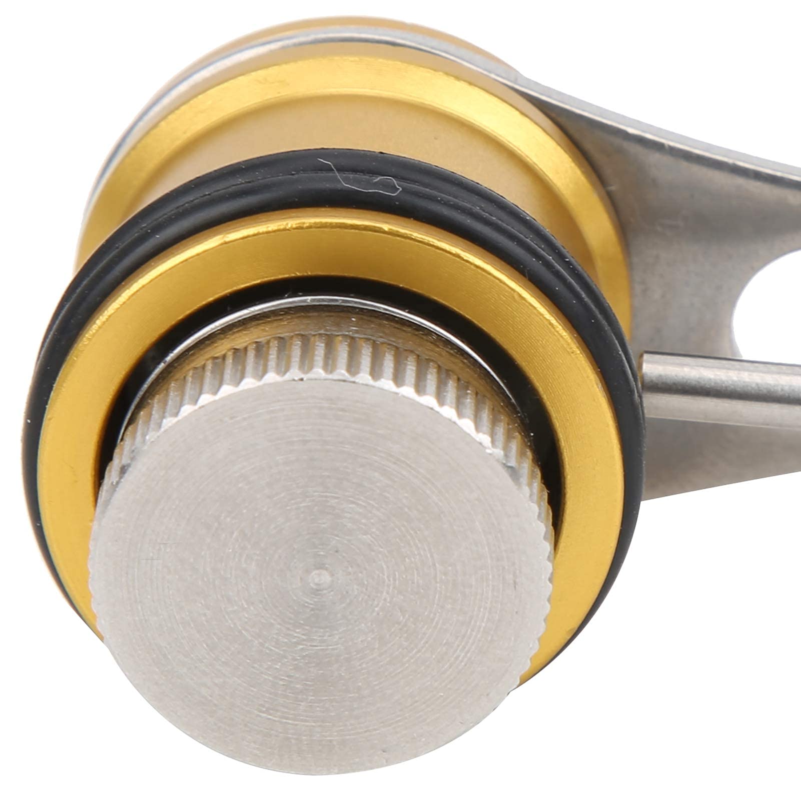 Adjustable resistance knob allows even knot tension during winding