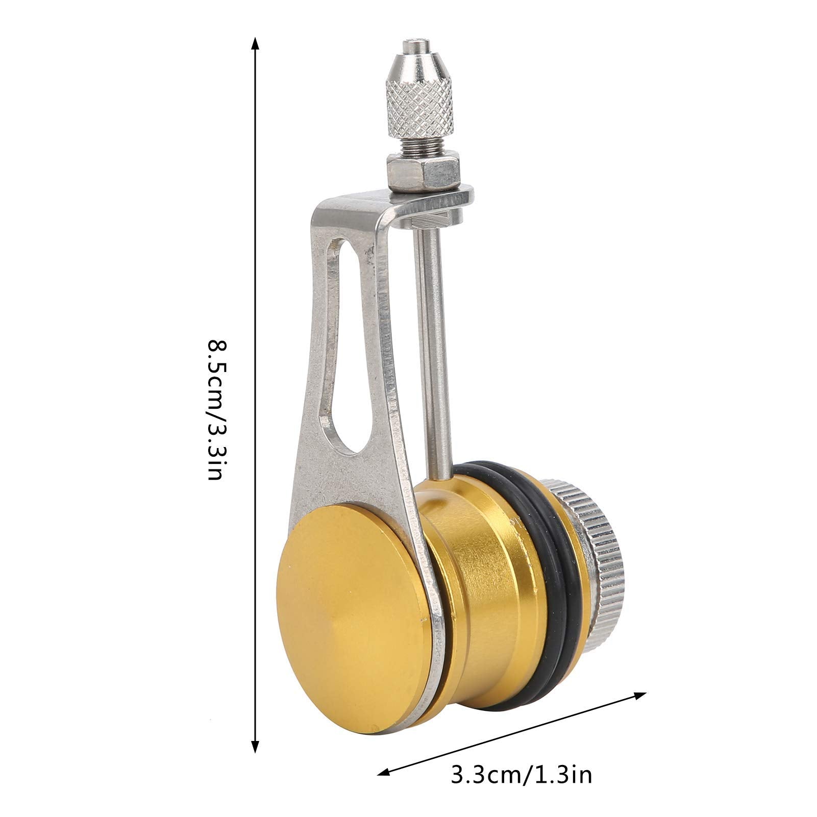 Gold HERCHR Knotter in use for quick knots on line