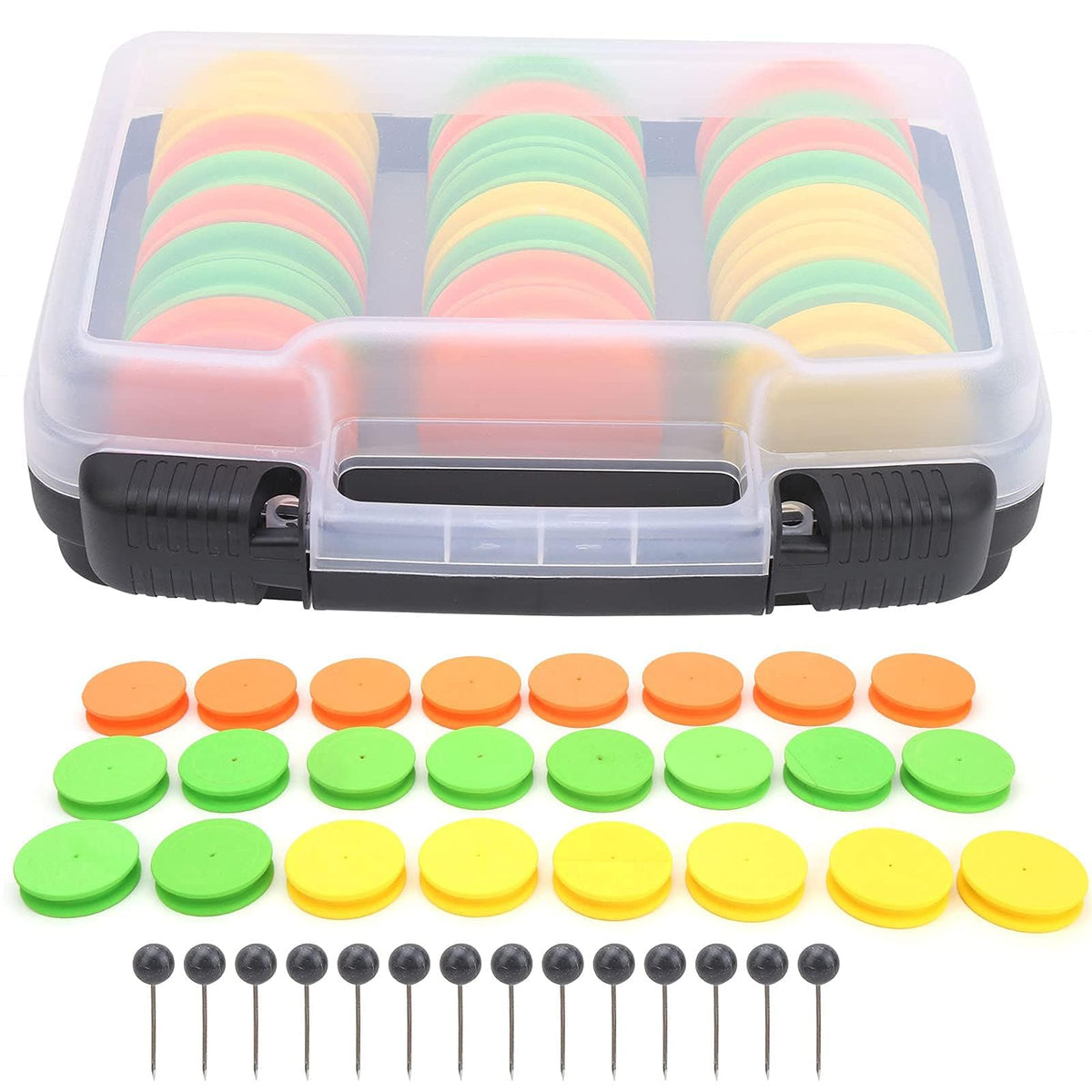 HERCHR fishing line foam spools keep lines organized and tangle-free.