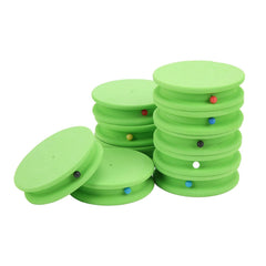 HERCHR round EVA spool boards in green keep fishing lines neatly organized.